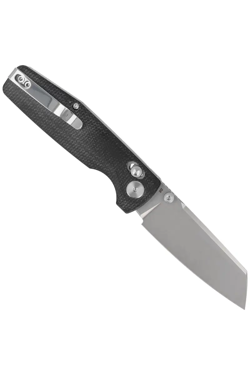 Nóż składany Bestech Slasher Black Micarta, Stonewashed D2 (BG43A-1)