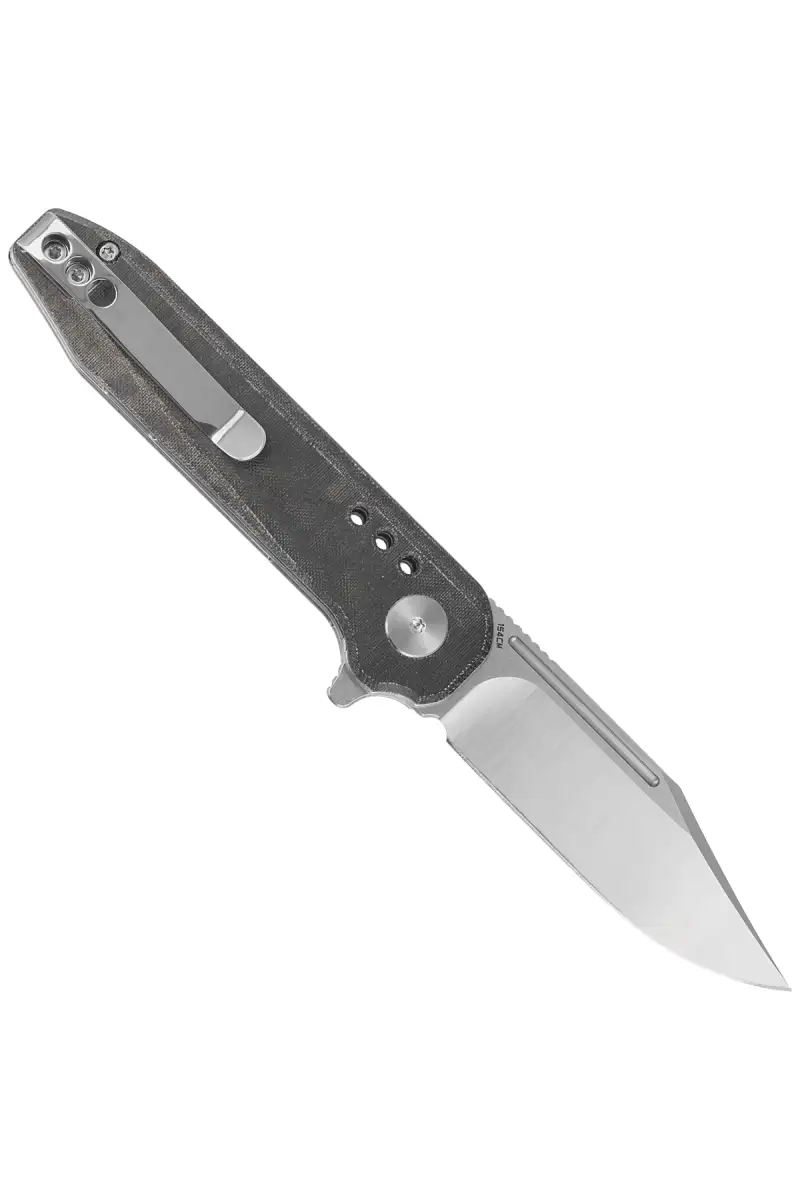 Nóż składany Bestech Syntax Green Micarta, Stonewashed / Satin 154CM by Todd Knife and Tool (BG41E)