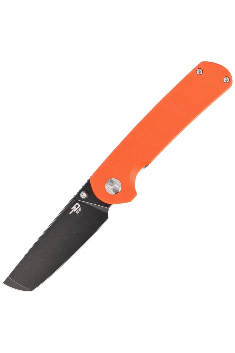 Nóż składany Bestech Sledgehammer Orange G10, Black Stonewashed D2 (BG31A-2)