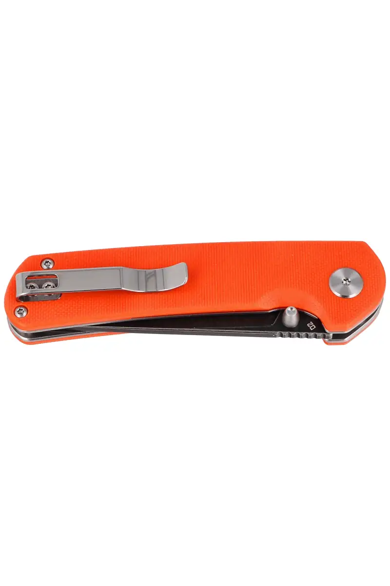 Nóż składany Bestech Sledgehammer Orange G10, Black Stonewashed D2 (BG31A-2)