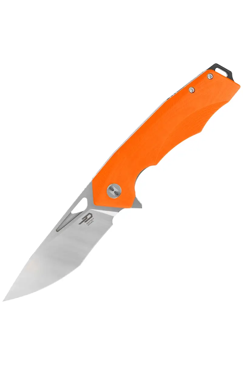 Nóż składany Bestech Toucan Orange G10, Stonewashed / Satin D2 (BG14D-1)