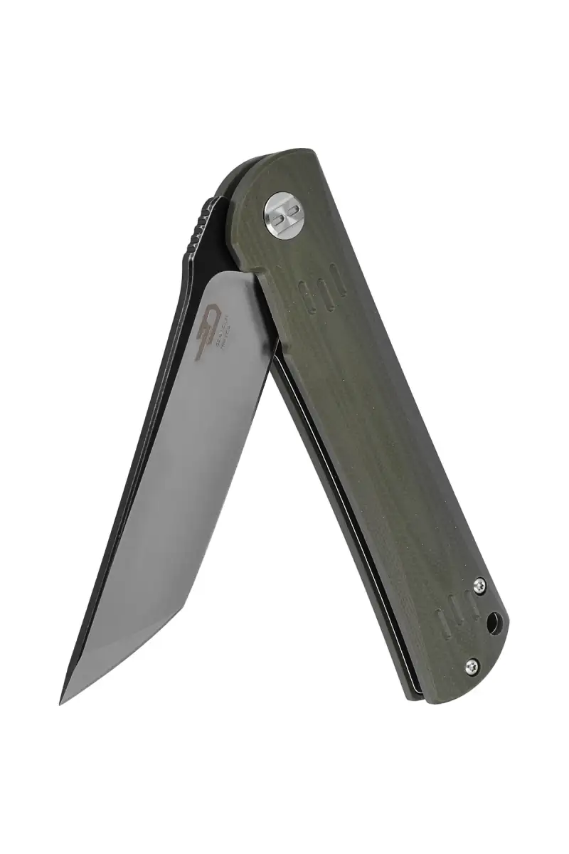 Nóż składany Bestech Kendo Army Green G10, Black / Satin D2 (BG06B-2)