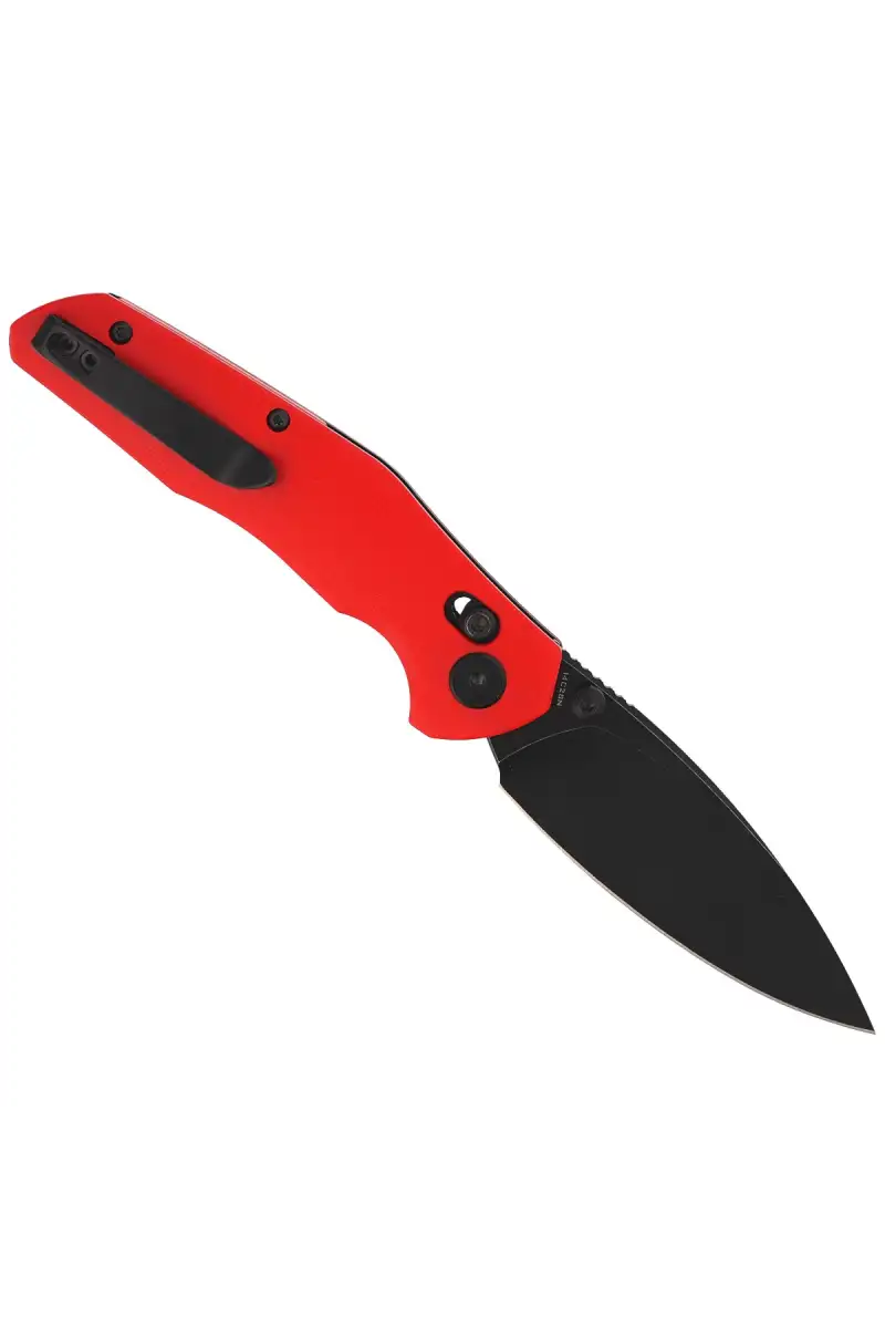 Nóż składany Bestechman Ronan Red G10, Black Titanized Stonewashed 14C28N (BMK02J)