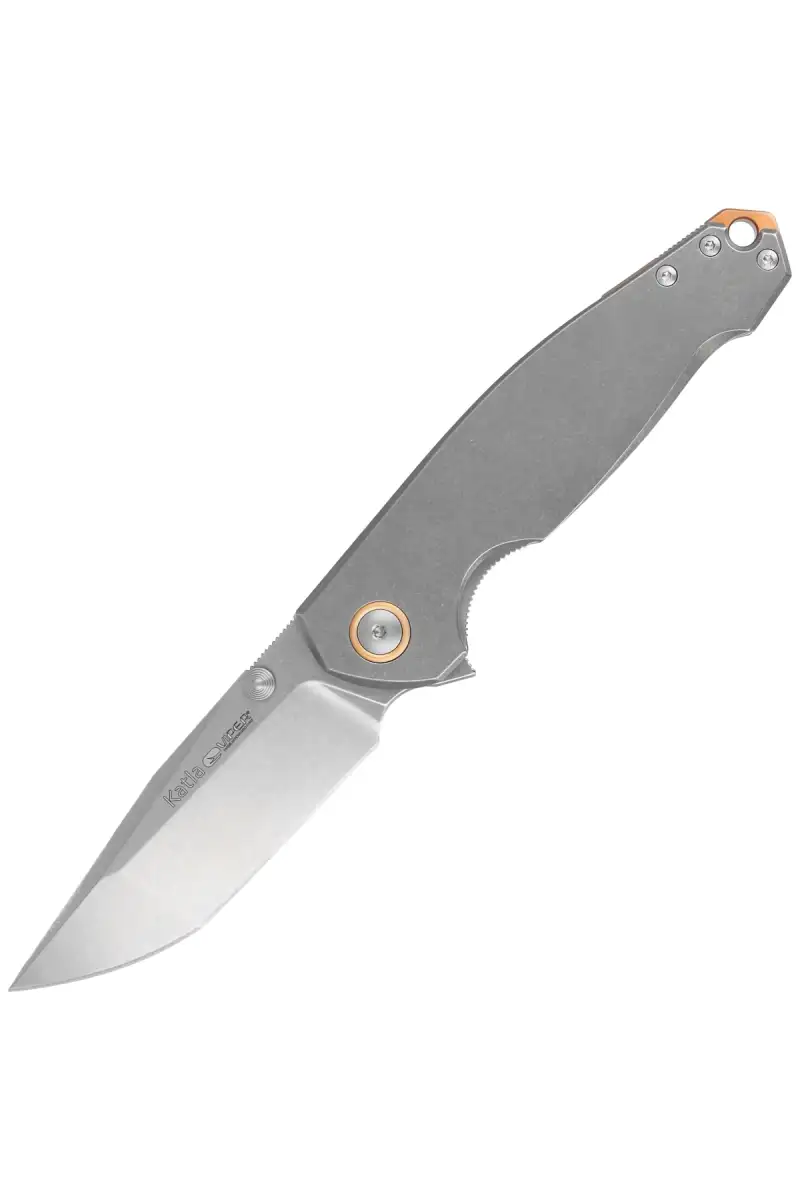 Nóż składany Viper Katla Gray Titanium, Stonewashed M390 by Jesper Voxnæs (V5982TI)