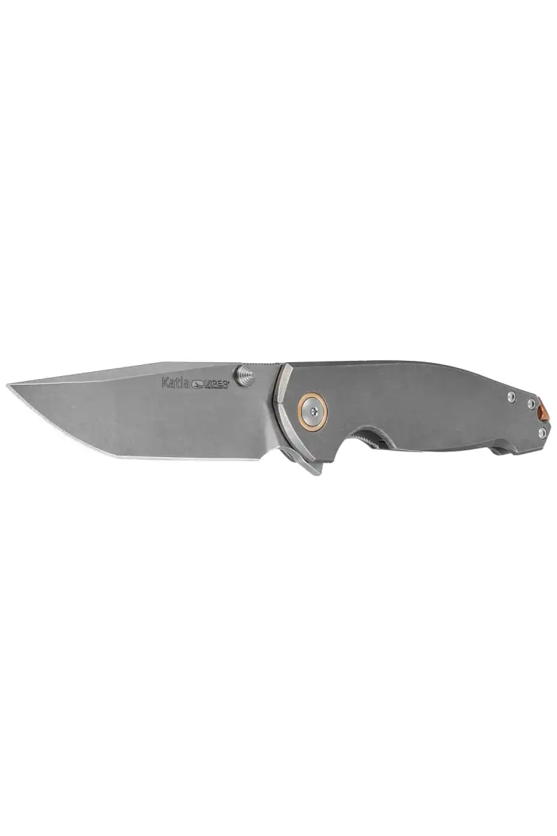 Nóż składany Viper Katla Gray Titanium, Stonewashed M390 by Jesper Voxnæs (V5982TI)