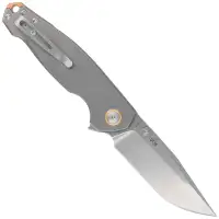 Nóż składany Viper Katla Gray Titanium, Stonewashed M390 by Jesper Voxnæs (V5982TI)