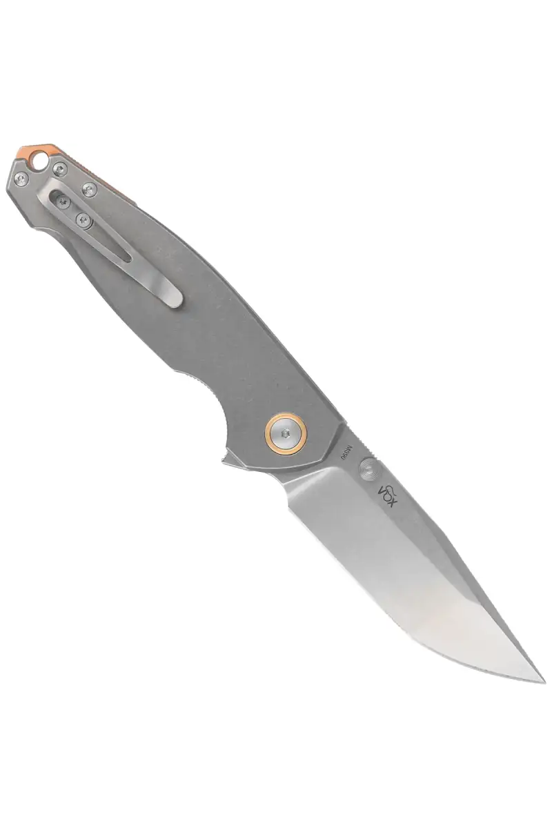 Nóż składany Viper Katla Gray Titanium, Stonewashed M390 by Jesper Voxnæs (V5982TI)